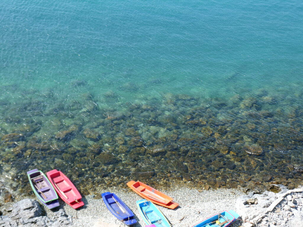 チョーンカオカート、海が青い